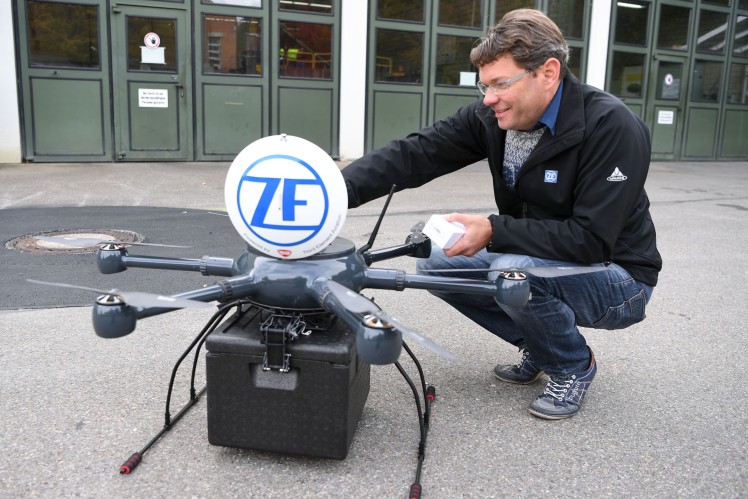 ZF is First in Germany to Fly Drones over Plant Premises 