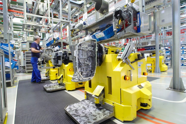 Getriebemontage am Standort Saarbrücken