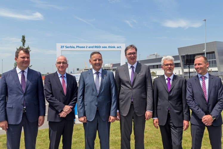 Opening of ZF's Plant for Electric Drives, Pancevo, Serbia