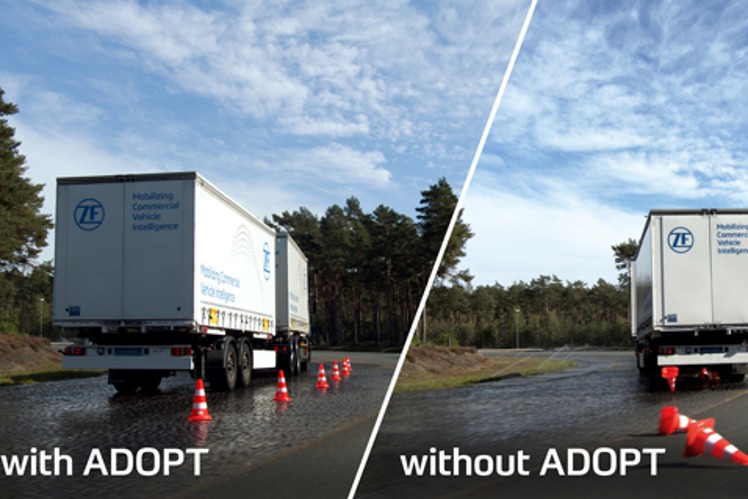 ADOPT-Stabilitätskontrolle für automatisierte Trucks
