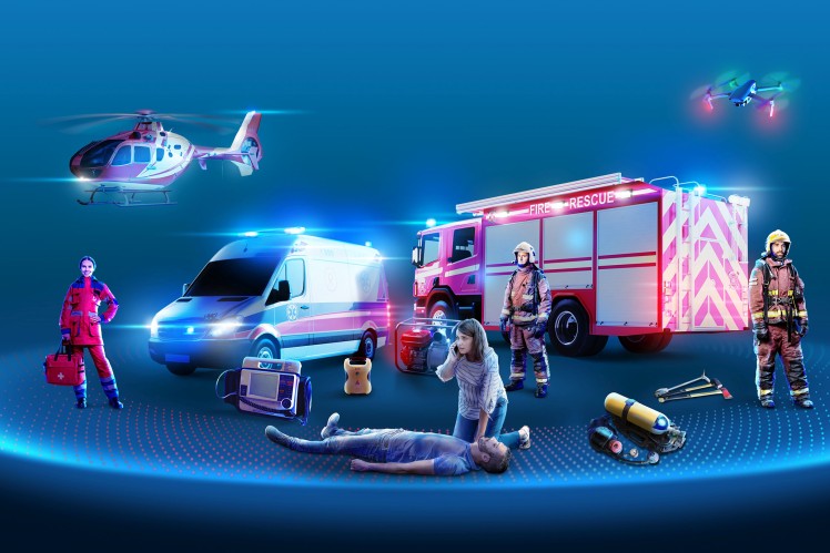 ZF digitalizes rescue forces with ZF Rescue Connect