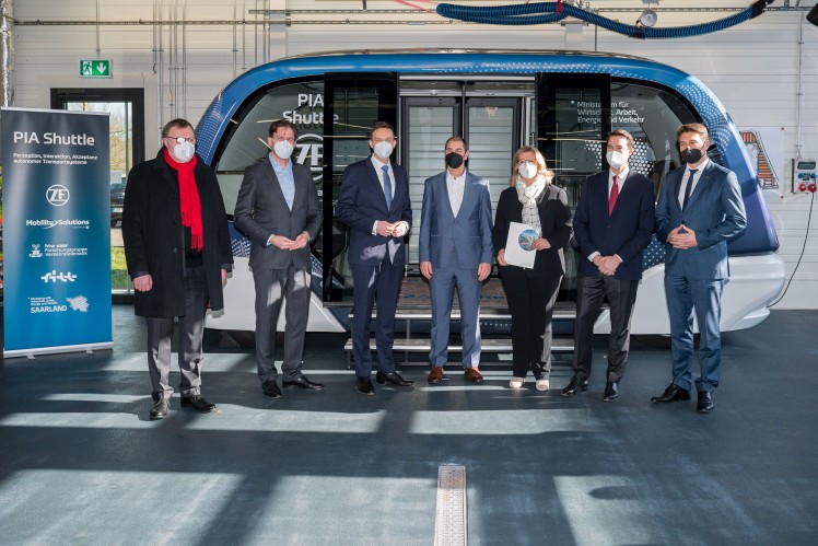 ZF erforscht Einsatz autonomer Shuttles am Standort Saarbrücken