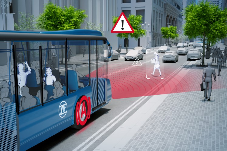 Advancing City Safety: ZF Presents New Collision Mitigation System for City Bus Applications