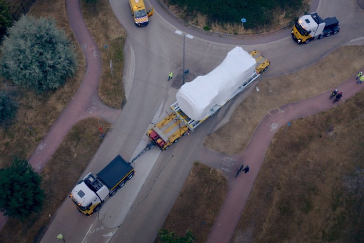 Vestas powertrain will be transported via water 