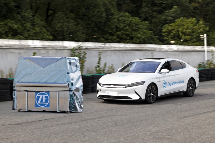 Brake-by-Wire: Purely electric brake system of the future by ZF for software-defined vehicles