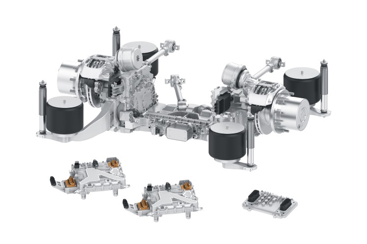 ZF Unveils Next Generation AxTrax 2 Electric Low-Floor Axle for City Buses