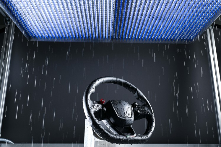 A steering wheel is subjected to the harshest conditions