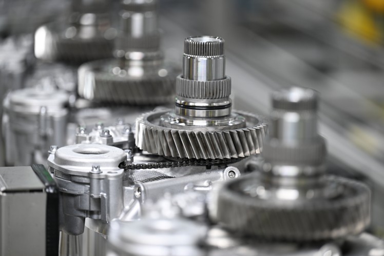 Shaft with gearwheel on the ZF 