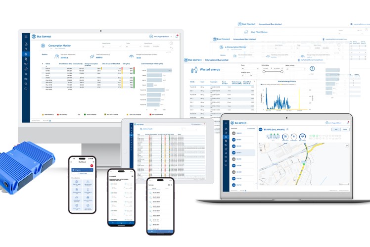 ZF Bus Connect, the digital fleet solution for city buses. 