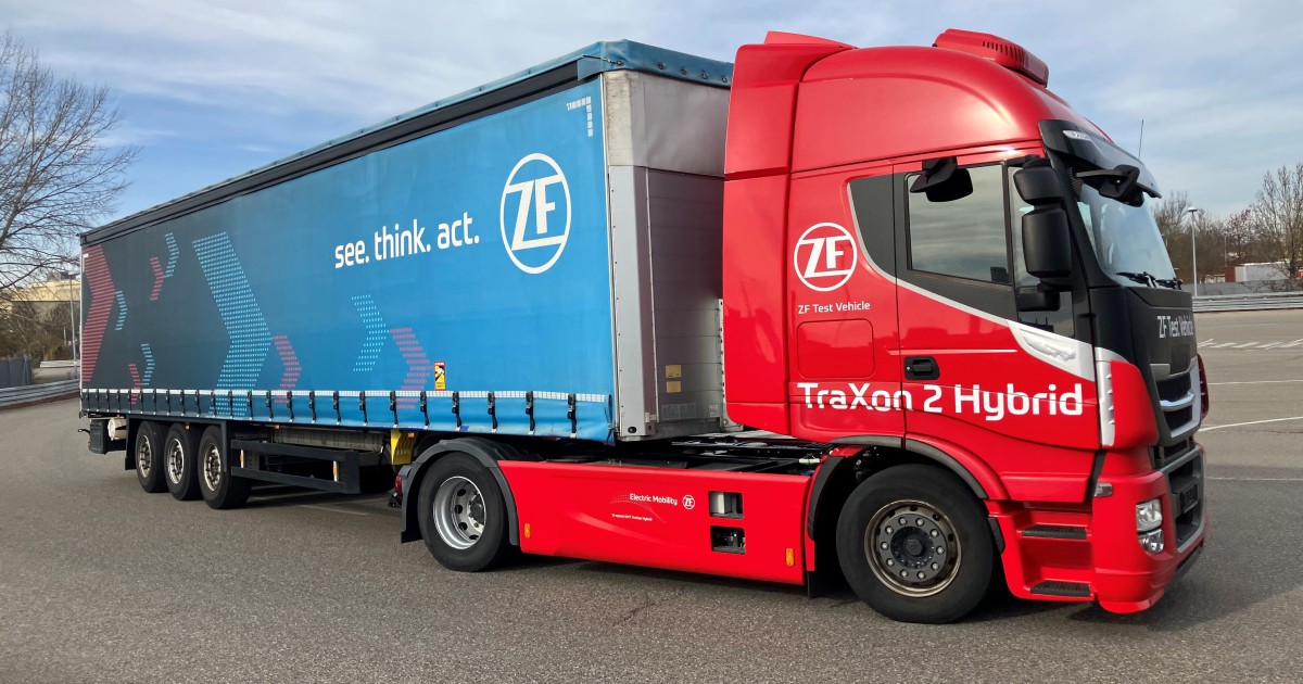 The TraXon 2 Hybrid in the ZF test vehicle - ZF