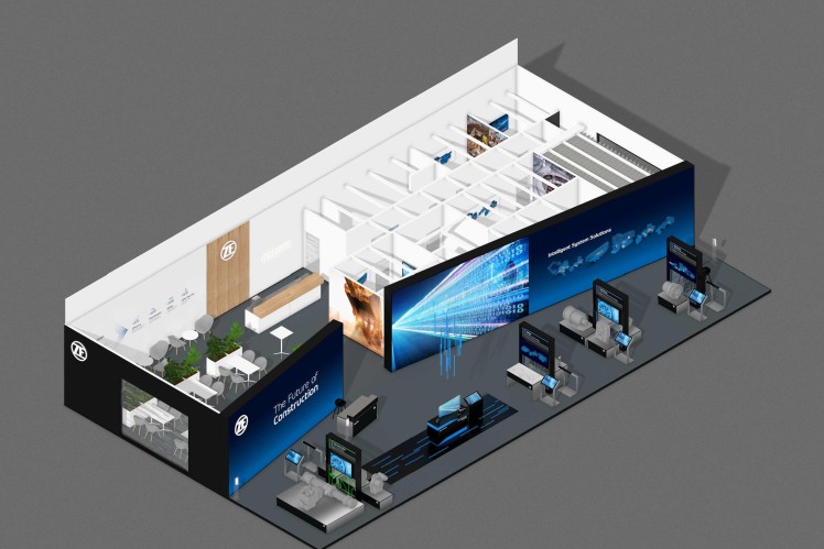 ZF zeigt Hightech auf weltgrößter Baumaschinenmesse Bauma