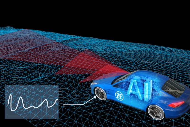 ZF Brings the Chassis into the Digital Age: CES Premiere of AI Road Sense, Active Noise Reduction