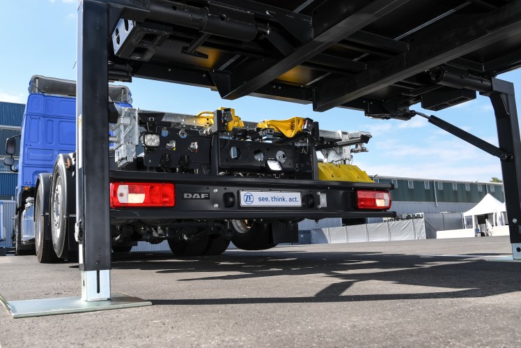 ZF Innovation Truck drives autonomously in depots or similar areas 