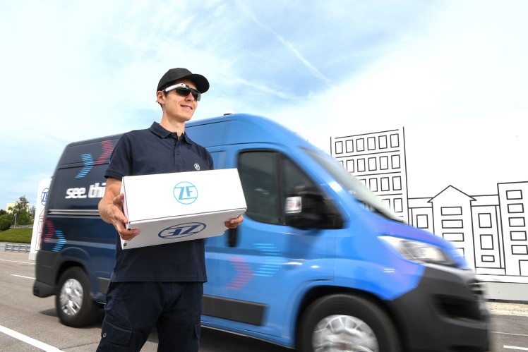 Just-in-time parcel deliveries with intelligent concepts by ZF