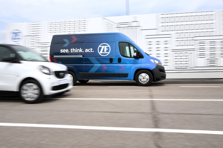 ZF Innovation Van: tomorrow's mobility available for delivery vehicles today