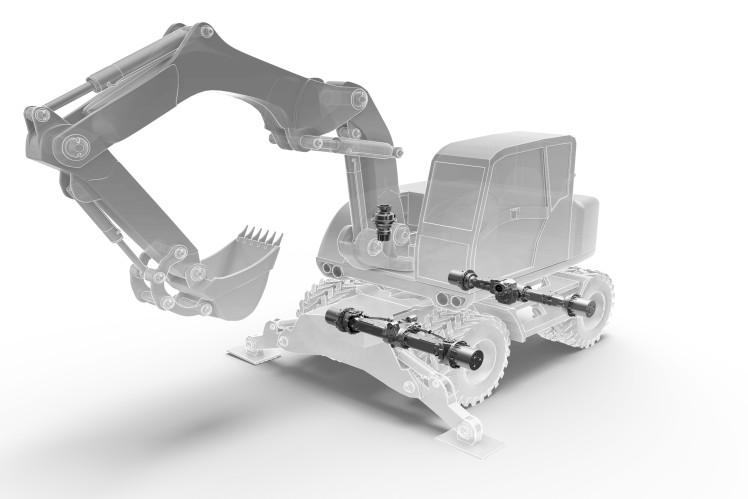 ZF System Mobile Excavator