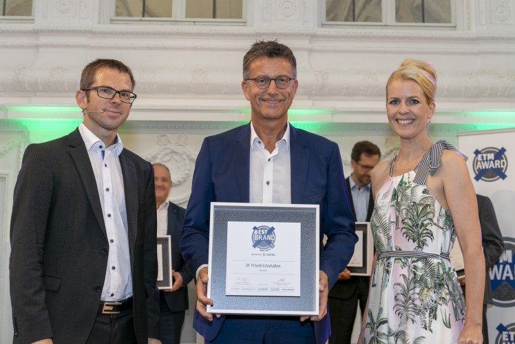 Repeat double win: Andreas Moser, head of Market for the ZF Commercial Vehicle Technology Division, during the 