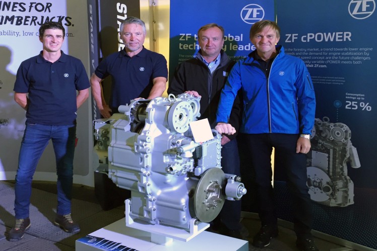 World premiere: ZF presents first CVT transmission for forwarders