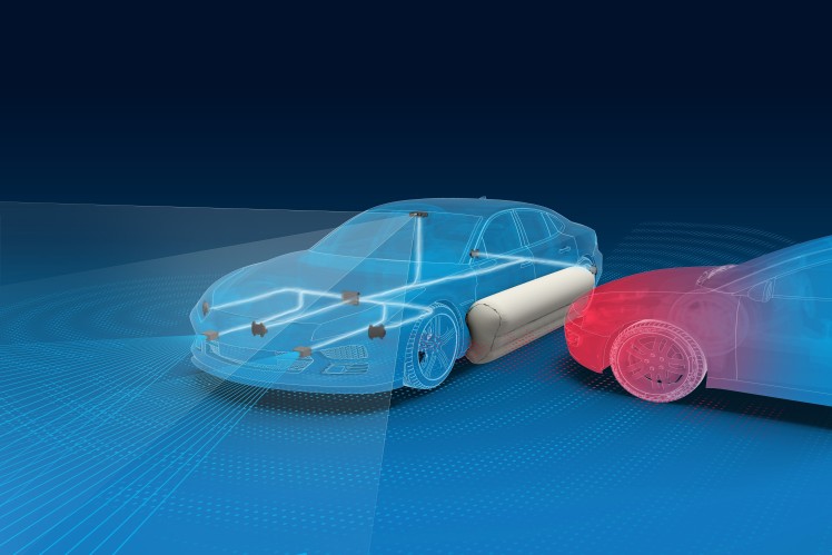 Integrierte Sicherheit: ZF präsentiert Strategien zur Pre-Crash-Auslösung von Airbags